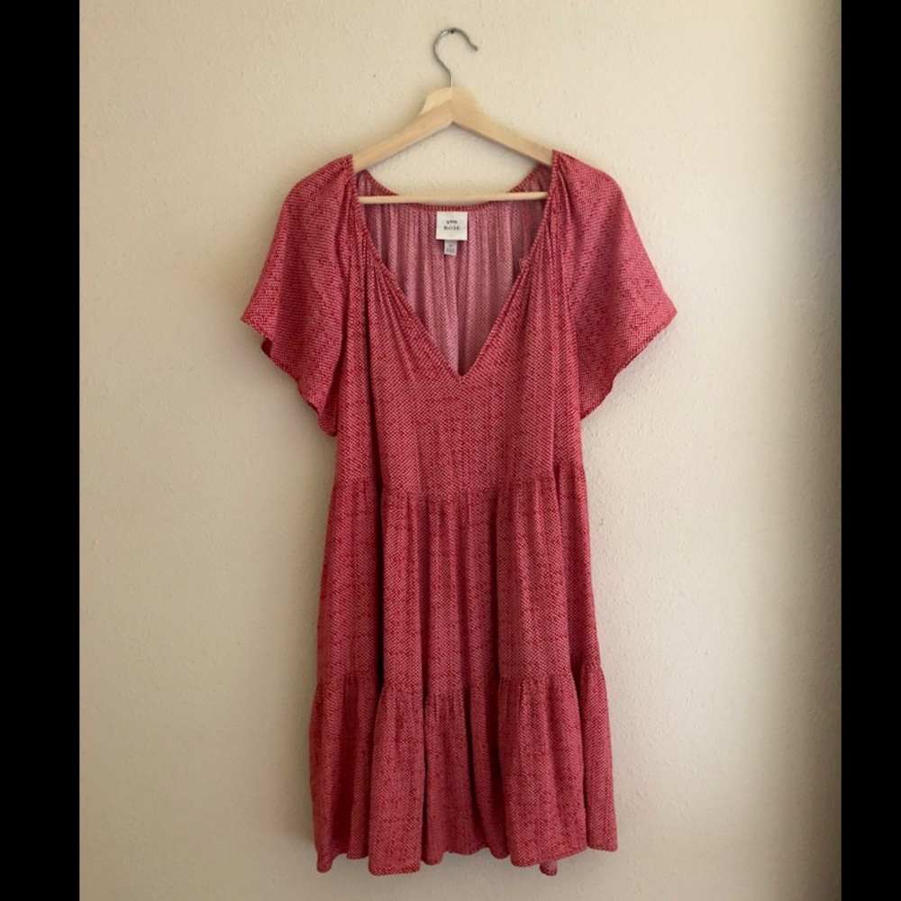 Target Red Pocka Dot Dress with Pockets